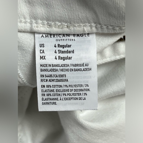 American Eagle Hi-Rise Distressed Cropped Skinny Jeans - Picture 5 of 16